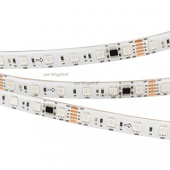 Лента DMX-5000SE-5060-60 24V Cx6 RGB (12mm, 14.4W/m, IP65) (arlight, Закрытый, IP65)
