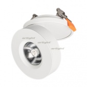 Светильник LGD-MONA-BUILT-R100-12W White5000 (WH, 24 deg) (Arlight, IP40 Металл, 3 года)
