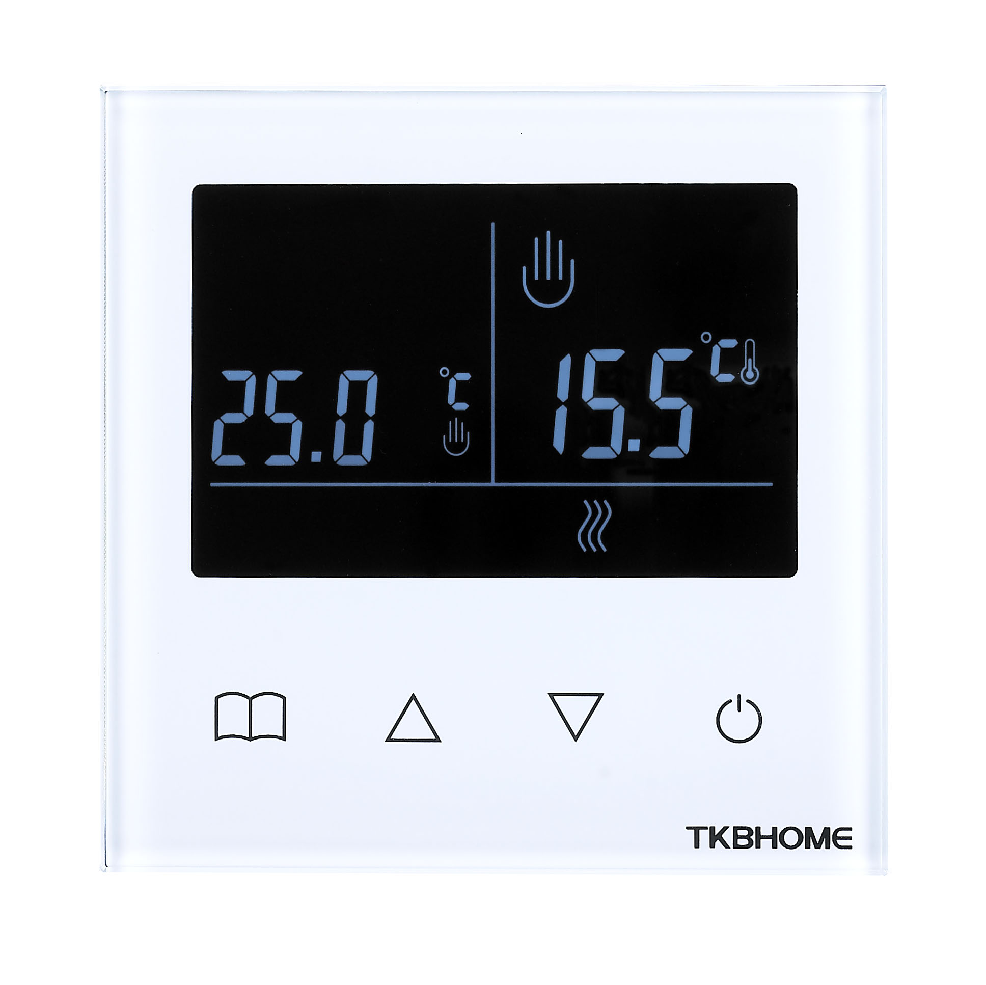 Термостат теплого пола c сенсорным дисплеем и недельным расписанием TKB