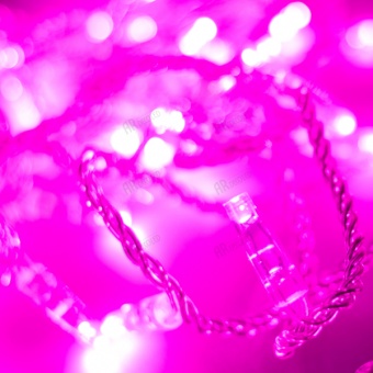   ARD-STRING-CLASSIC-10000-CLEAR-100LED-STD PINK (230V, 7W) (Ardecoled, IP65)