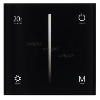  SMART-P36-DIM-IN Black (230V, 1.2A, TRIAC, Sens, 2.4G) (arlight, IP20 , 5 )