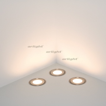 Набор KT-R-6x0.5W LED Day White 12V (круг) (Arlight, IP67 Металл, 1 год)