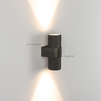 Светильник SP-SPICY-WALL-TWIN-S180x72-2x6W Warm3000 (BK, 40 deg) (arlight, IP20 Металл, 3 года)