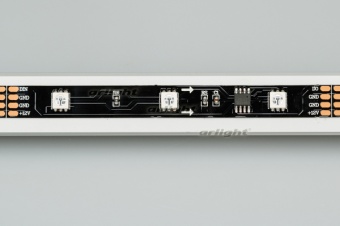  SPI-5000-5060-30 12V Cx3 RGB-Auto (Black 10mm, 6.5W/m, IP20) (arlight, , IP20)